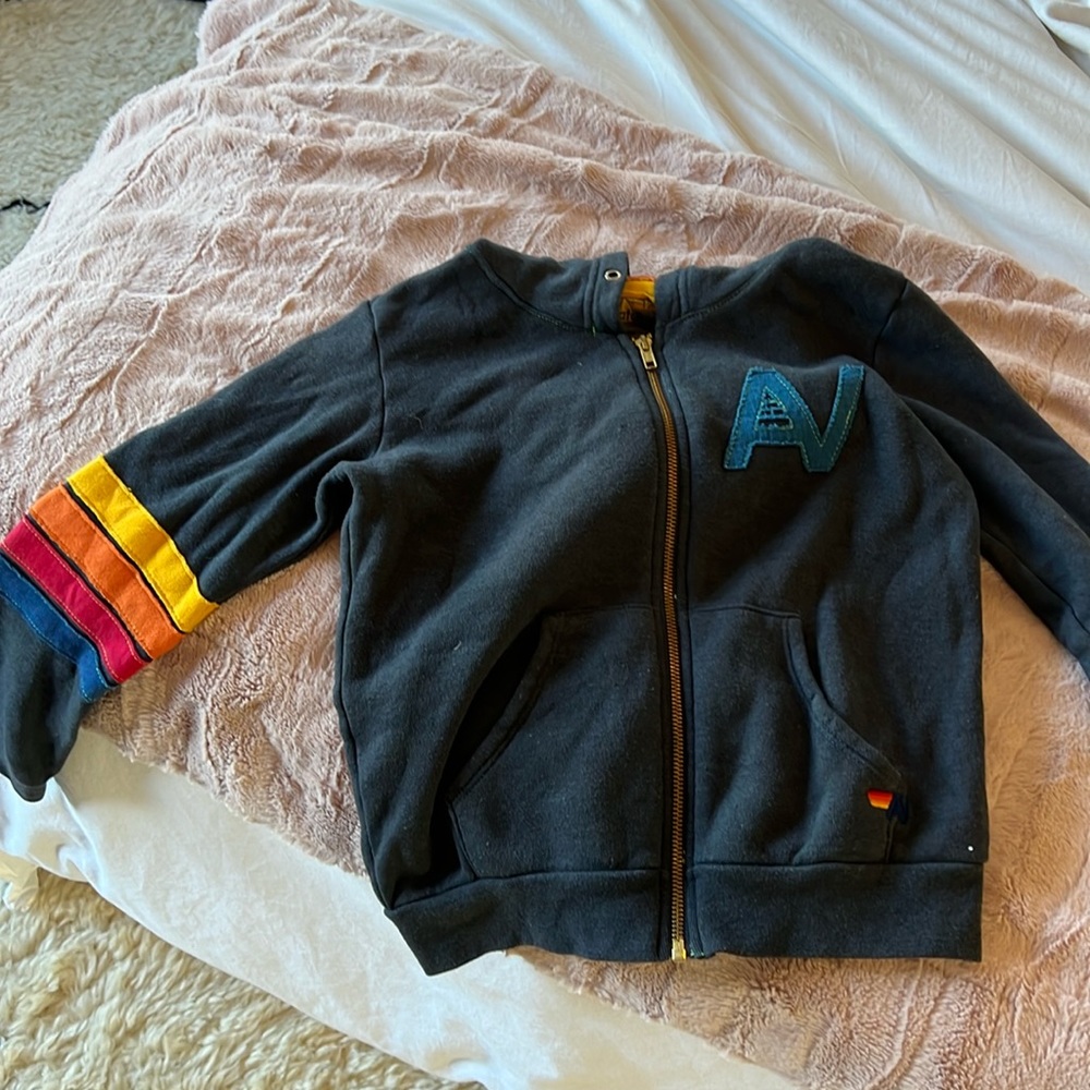 kids Aviator nation zip-up